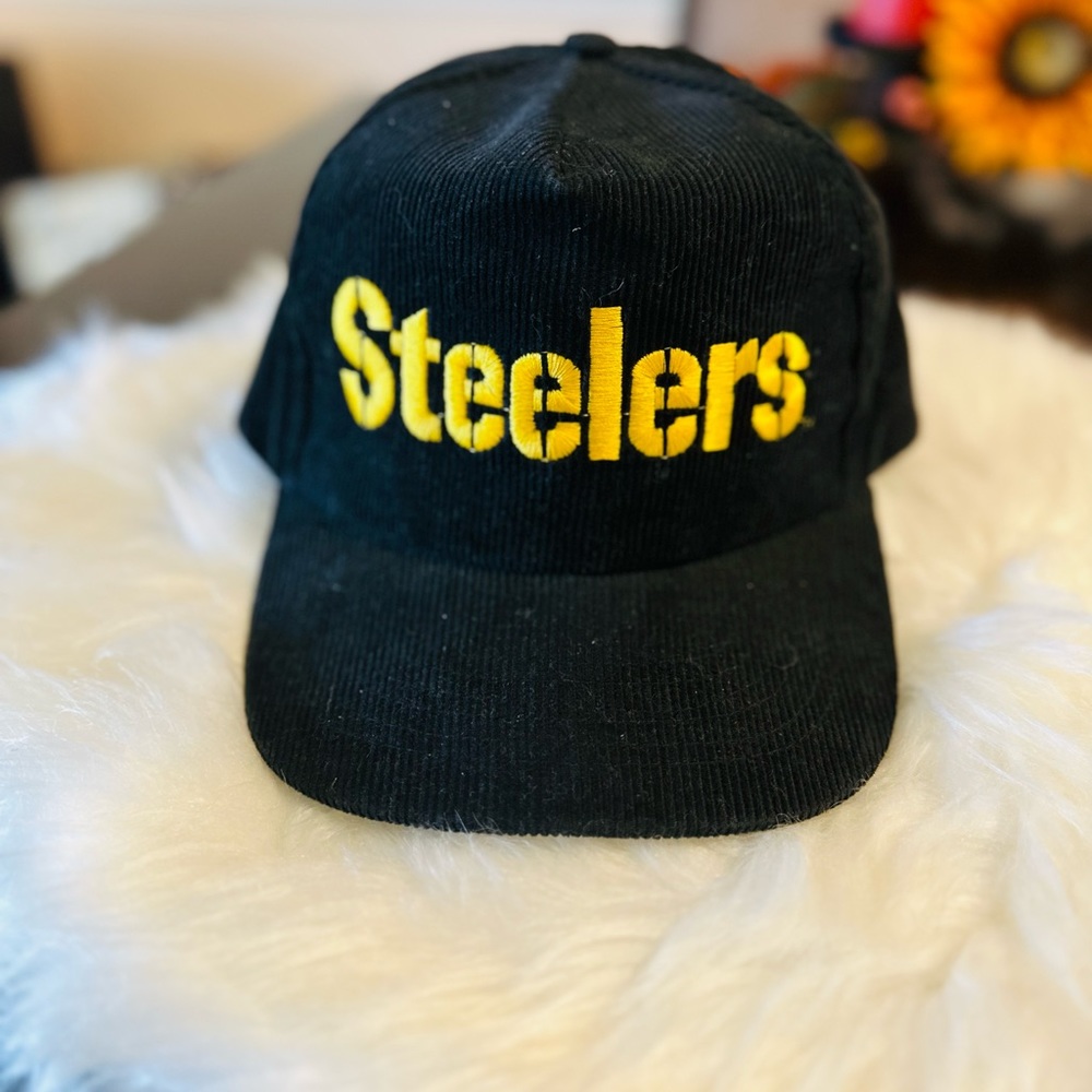 🔥FLASH SALE🔥Original Pittsburgh Steelers Vintage Corduroy SnapBack Hat
